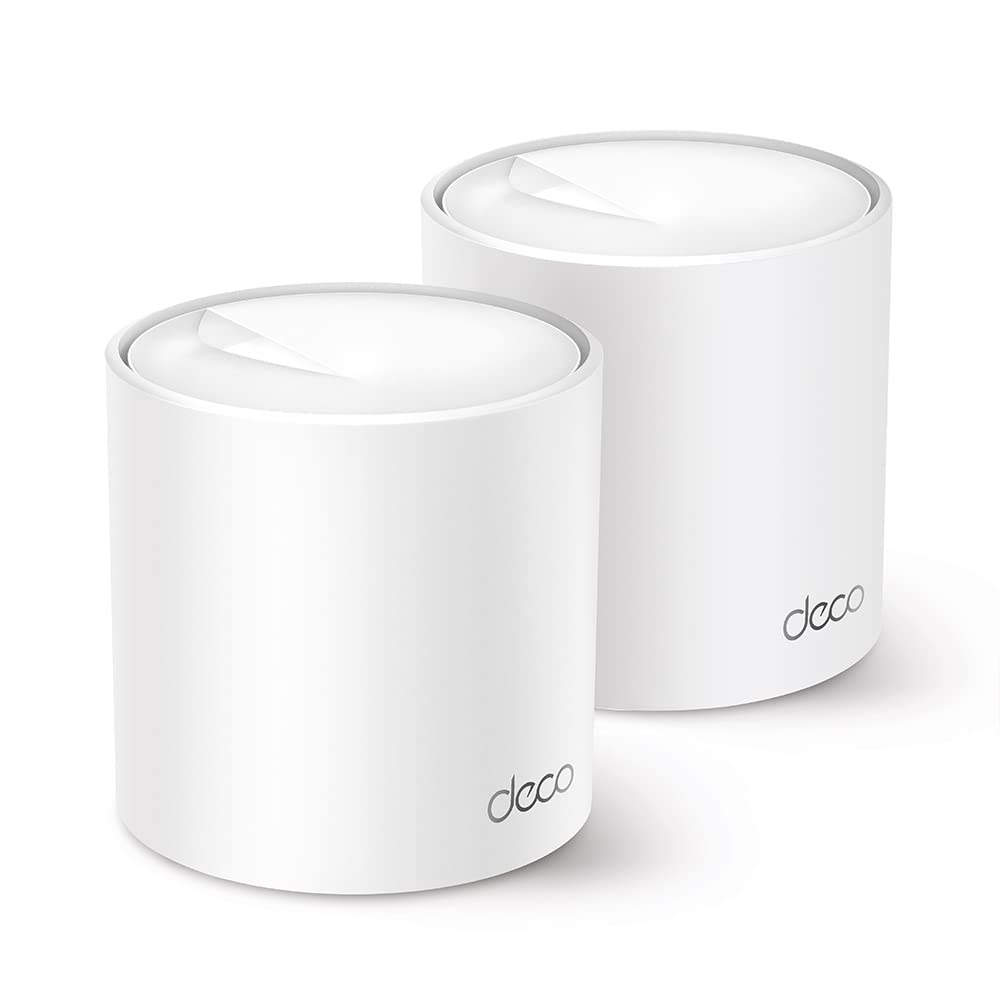 TP-Link Deco X50 AX3000 Mesh Wi-Fi Set, 3-Pack, Wi-Fi 6, Dual Band Router and Repeater, 3x Gigabit Ports for Each Unit, Recommended for Homes with 4–6 Bedrooms, Comprehensive Parental Protection, WPA3