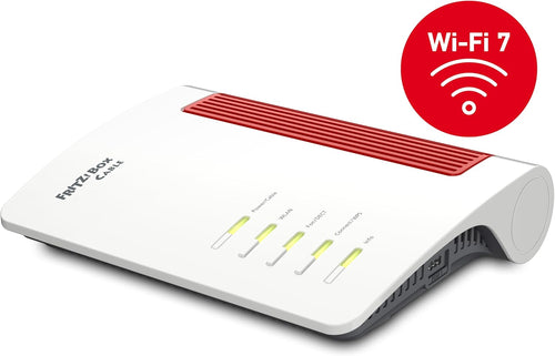 FRITZ!Box 6670 | Router for Cable Connection | Wi-Fi 7 up to 3.6 Gbps | Dualband WLAN (2.4/5 GHz), cable up to 6 Gbps with DOCSIS 3.1, smart home with DECT & Zigbee, WLAN mesh, made in Europe