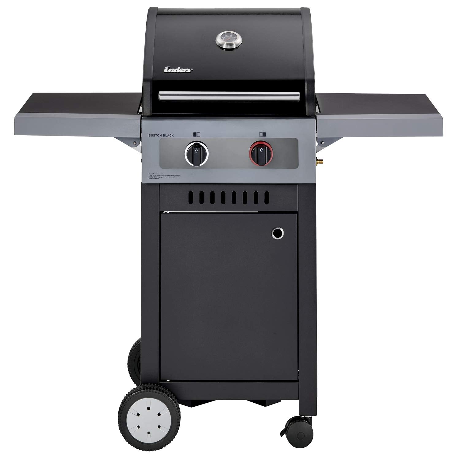 Enders® Hyde 4 SIKR Turbo Gas Grill, 4 Burners Made of Stainless Steel for Powerful Direct and Indirect Grilling, 800 °C Turbo Zone™, Switch Grid™, Infarot Back Burner and Side Cooker, #8041