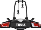 Thule VeloCompact Fahrradträger, Fahrradträger Anhängerkupplung Black/Aluminum, 2 Bikes