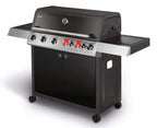 Enders® Hyde 4 SIKR Turbo Gas Grill, 4 Burners Made of Stainless Steel for Powerful Direct and Indirect Grilling, 800 °C Turbo Zone™, Switch Grid™, Infarot Back Burner and Side Cooker, #8041