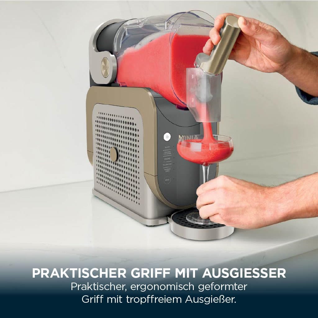 Ninja SLUSHi Maschine für Slush, Eis-Cocktails, Frappé, Milchshakes & gefrorenen Saft, WhisperChill-Technology