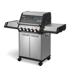 Enders® Gasgrill MONROE PRO 4 SIK TURBO, 4-Edelstahlbrenner, Seitenkocher, Infrarot-Backburner, Sichtfenster, HEAT RANGE™, SWITCH GRID™, 800 °C TURBO ZONE™, SIMPLE CLEAN™, #8378