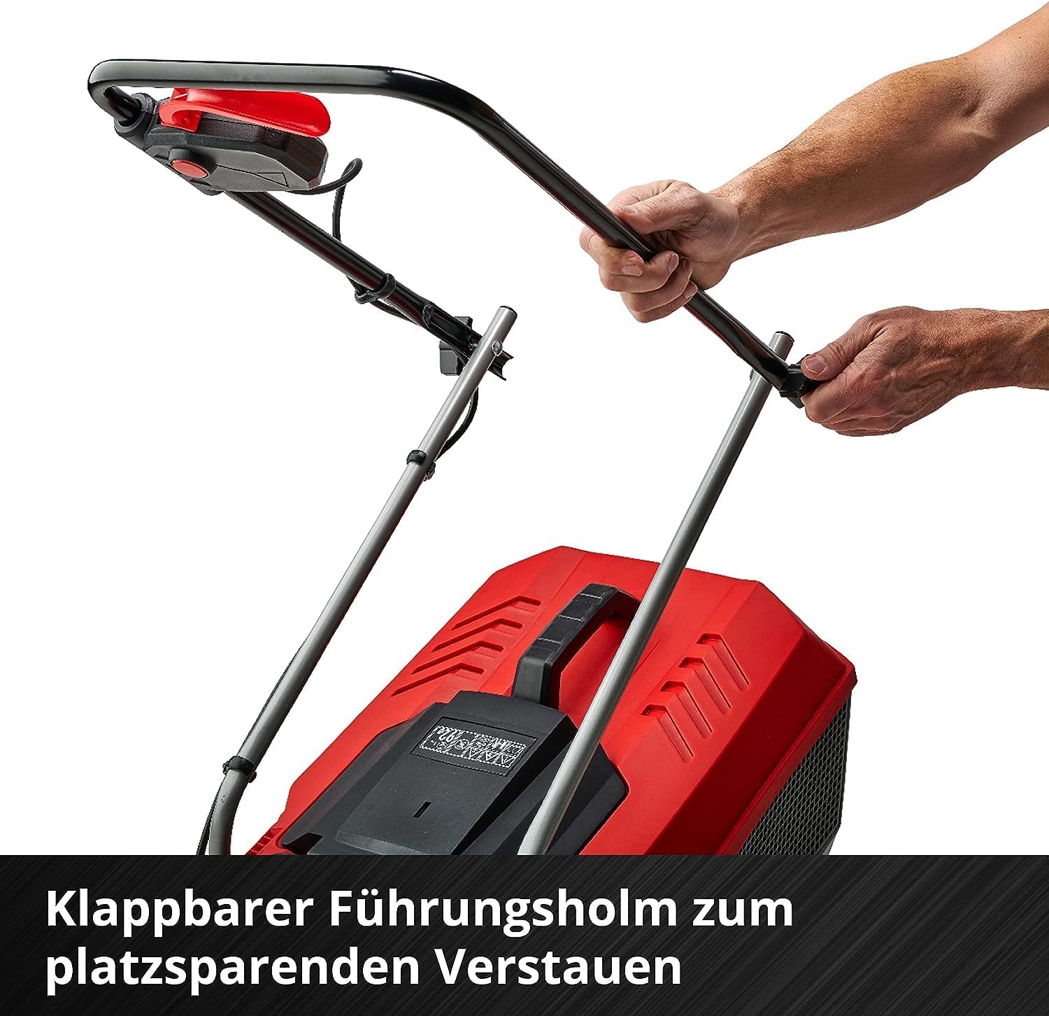 Einhell City Cordless Lawnmower GE-cm 18/30 Li Kit | PXC | 18 V | 30 cm cutting width | up to 150 m² | brushless | 25 L collection basket | 3.0 Ah battery & charger
