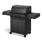 Enders® Gasgrill MONROE PRO 4 SIK TURBO, 4-Edelstahlbrenner, Seitenkocher, Infrarot-Backburner, Sichtfenster, HEAT RANGE™, SWITCH GRID™, 800 °C TURBO ZONE™, SIMPLE CLEAN™, #8378