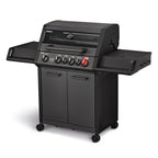 Enders® Gasgrill MONROE PRO 4 SIK TURBO, 4-Edelstahlbrenner, Seitenkocher, Infrarot-Backburner, Sichtfenster, HEAT RANGE™, SWITCH GRID™, 800 °C TURBO ZONE™, SIMPLE CLEAN™, #8378