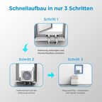Midea PortaSplit-E Mobile Klimaanlage,Kühlen A++/Heizen A+, 12000 BTU 3,5kW,Mini-Split-Klimaanlage, Farbe Pfirsich,für Räume bis zu 42 m² / 105 m³, nur 39 dB(A) im Silent-Modus [Energieklasse A++]