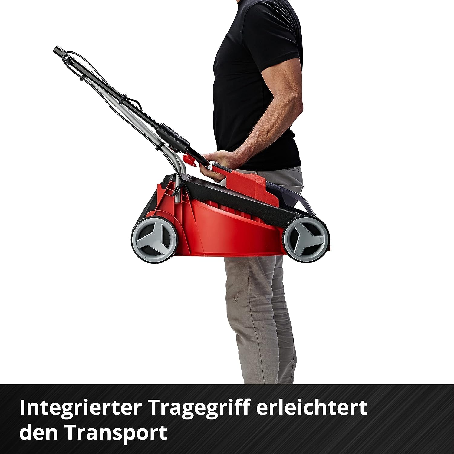 Einhell City Cordless Lawnmower GE-cm 18/30 Li Kit | PXC | 18 V | 30 cm cutting width | up to 150 m² | brushless | 25 L collection basket | 3.0 Ah battery & charger