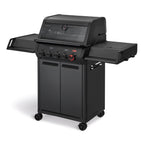 Enders® Gasgrill MONROE PRO 4 SIK TURBO, 4-Edelstahlbrenner, Seitenkocher, Infrarot-Backburner, Sichtfenster, HEAT RANGE™, SWITCH GRID™, 800 °C TURBO ZONE™, SIMPLE CLEAN™, #8378