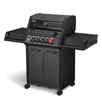 Enders® Gasgrill MONROE PRO 4 SIK TURBO, 4-Edelstahlbrenner, Seitenkocher, Infrarot-Backburner, Sichtfenster, HEAT RANGE™, SWITCH GRID™, 800 °C TURBO ZONE™, SIMPLE CLEAN™, #8378