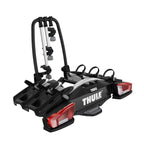 Thule VeloCompact Fahrradträger, Fahrradträger Anhängerkupplung Black/Aluminum, 2 Bikes