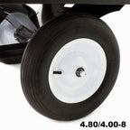 Wiltec Tipping trailer 166.5 x 77.5 x 106 cm, 300 kg, trailer tipper for lawn tractor with grille and removable side walls, trailer with tilt function
