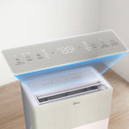 Midea PortaSplit-E Mobile Klimaanlage,Kühlen A++/Heizen A+, 12000 BTU 3,5kW,Mini-Split-Klimaanlage, Farbe Pfirsich,für Räume bis zu 42 m² / 105 m³, nur 39 dB(A) im Silent-Modus [Energieklasse A++]