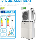 Midea PortaSplit-E Mobile Klimaanlage,Kühlen A++/Heizen A+, 12000 BTU 3,5kW,Mini-Split-Klimaanlage, Farbe Pfirsich,für Räume bis zu 42 m² / 105 m³, nur 39 dB(A) im Silent-Modus [Energieklasse A++]