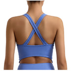 Damen ärmelloses Tanktop mit unregelmäßigem Design in Apricot Vorderansicht