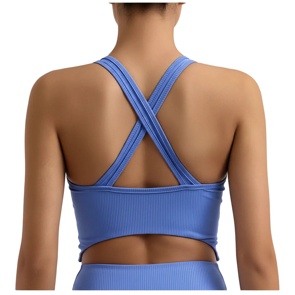 Damen ärmelloses Tanktop mit unregelmäßigem Design in Apricot Vorderansicht