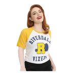 Damen T-Shirt mit Rundhalsausschnitt und Print