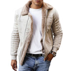 Herren Jacke mit Reißverschluss in Schwarz