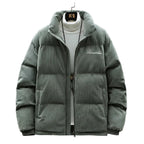 Herren Jacke mit Waffelstruktur in Khaki